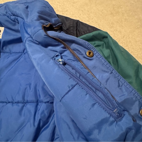 Vintage Columbia Williwaw Kids Girl’s Blue and Green Colorblock Jacket - Picture 8 of 16